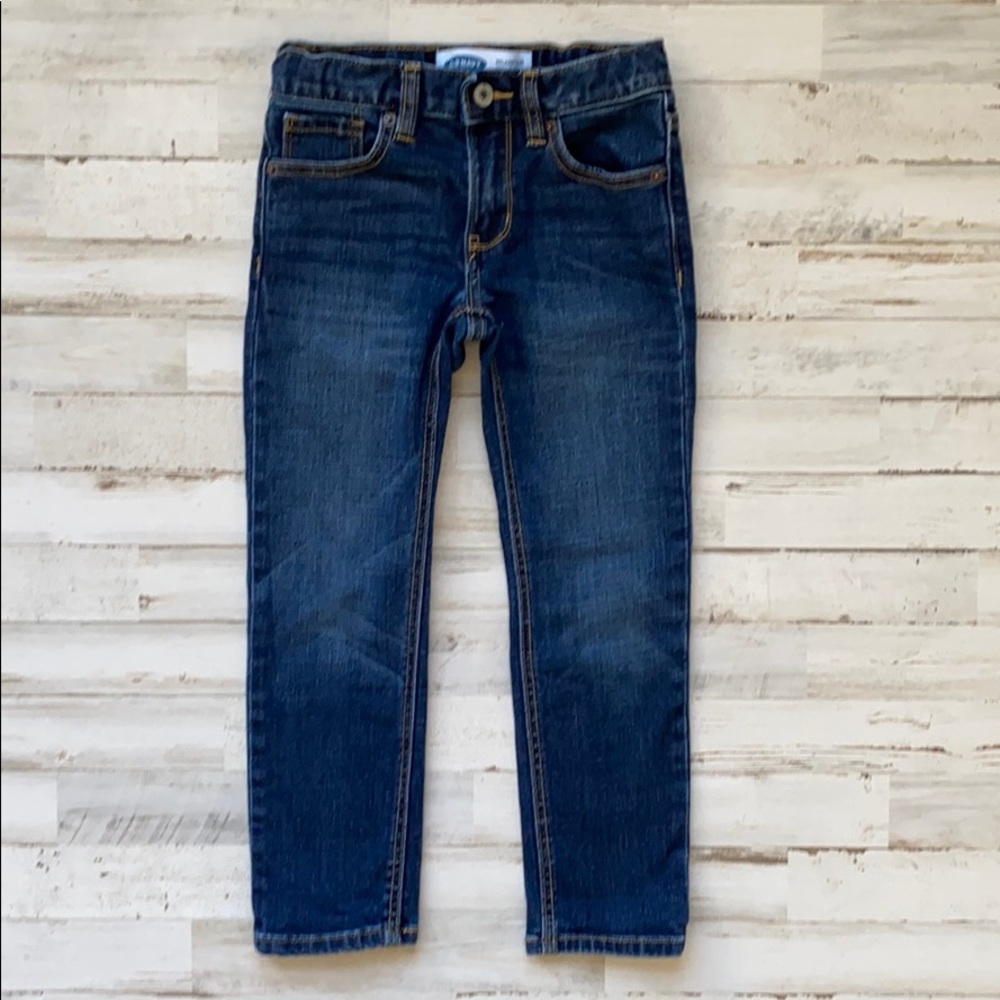 Boy 6 SLIM OLD NAVY BUILT IN TOUGH ADJ WAIST JEANS